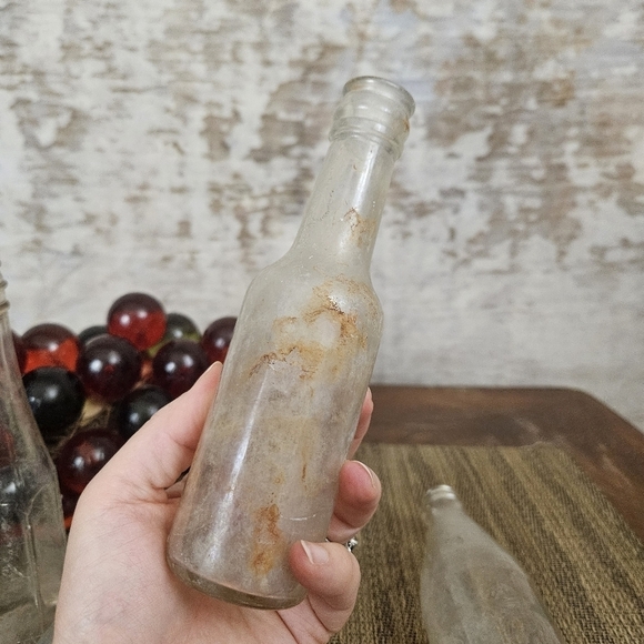 Vintage Glass Jars Found Object Nevada Mining VTG Decor #B17 Heinz Anchor - Picture 10 of 15